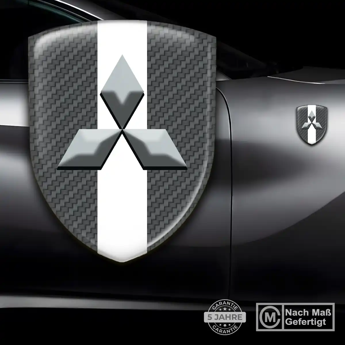 Mitsubishi Silikon Aufkleber Auto Hochwertiges Harz