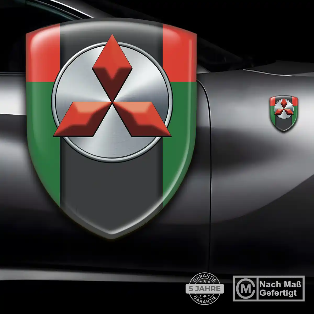 Mitsubishi Silikon Aufkleber Auto Premium-Edition