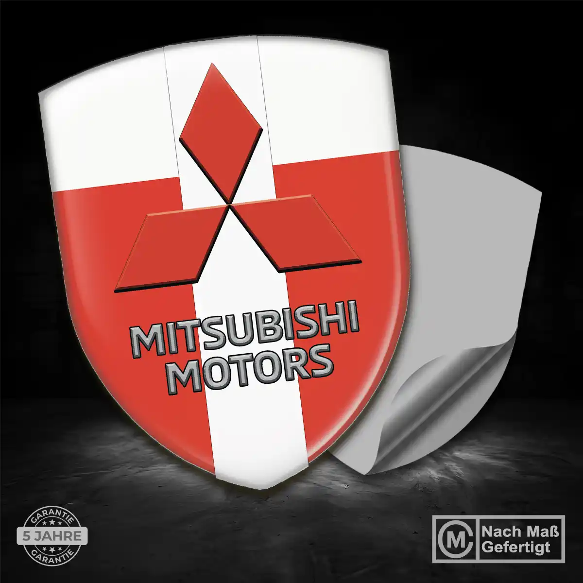 Mitsubishi Silikon Aufkleber Auto Premiumqualität