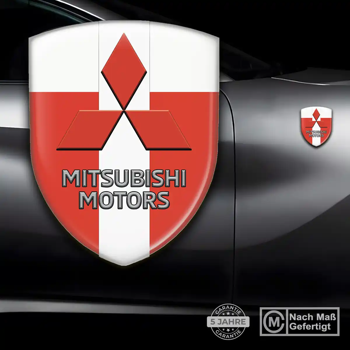 Mitsubishi Silikon Aufkleber Auto Premiumqualität