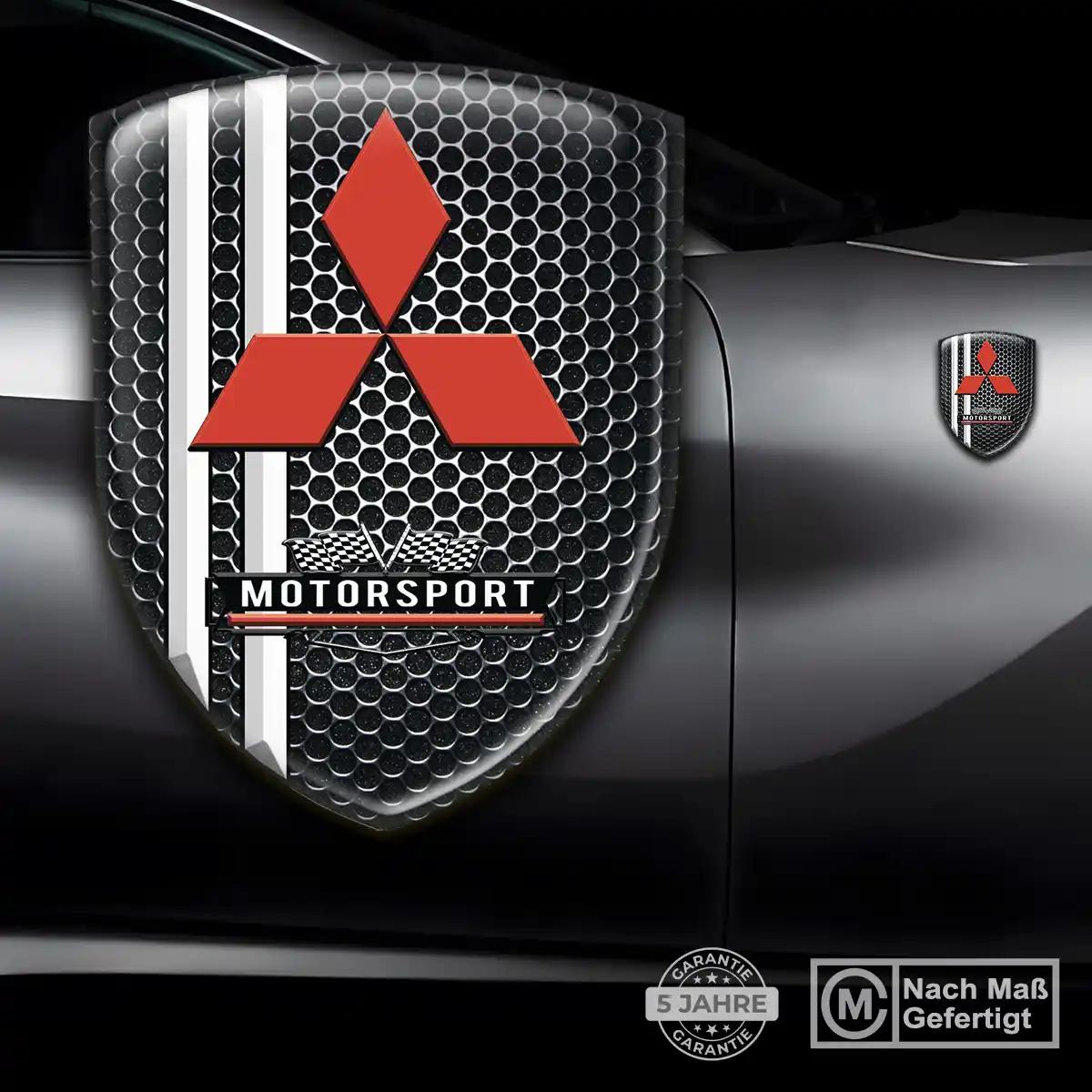 Mitsubishi Silikon Aufkleber Auto Stilvolles Design