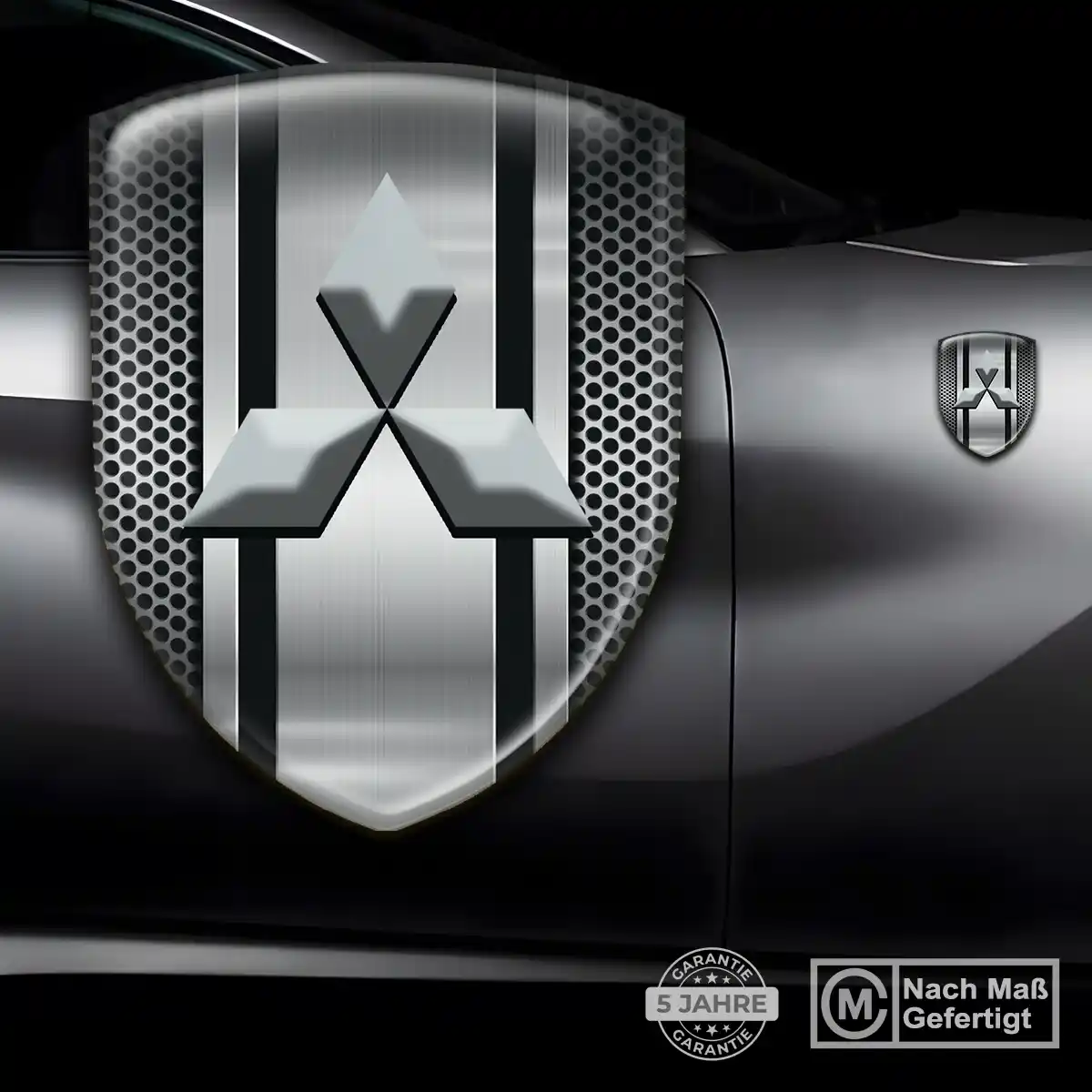 Mitsubishi Silikon Aufkleber Embleme Auto Limitierte Auflage