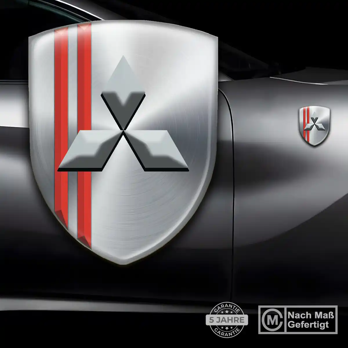 Mitsubishi Silikon Aufkleber Embleme Hohe Qualität