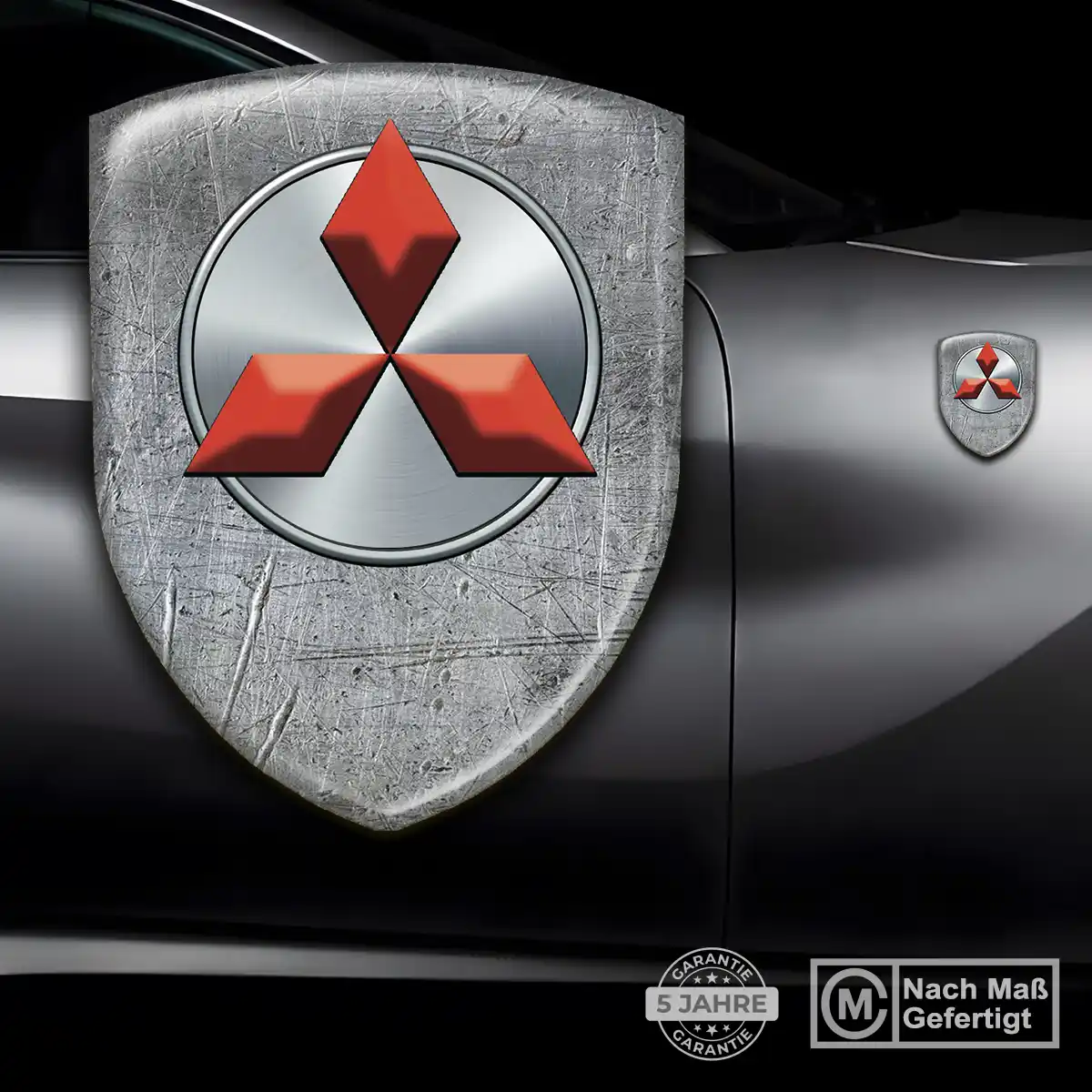 Mitsubishi Silikon Aufkleber Embleme Luxus-Edition