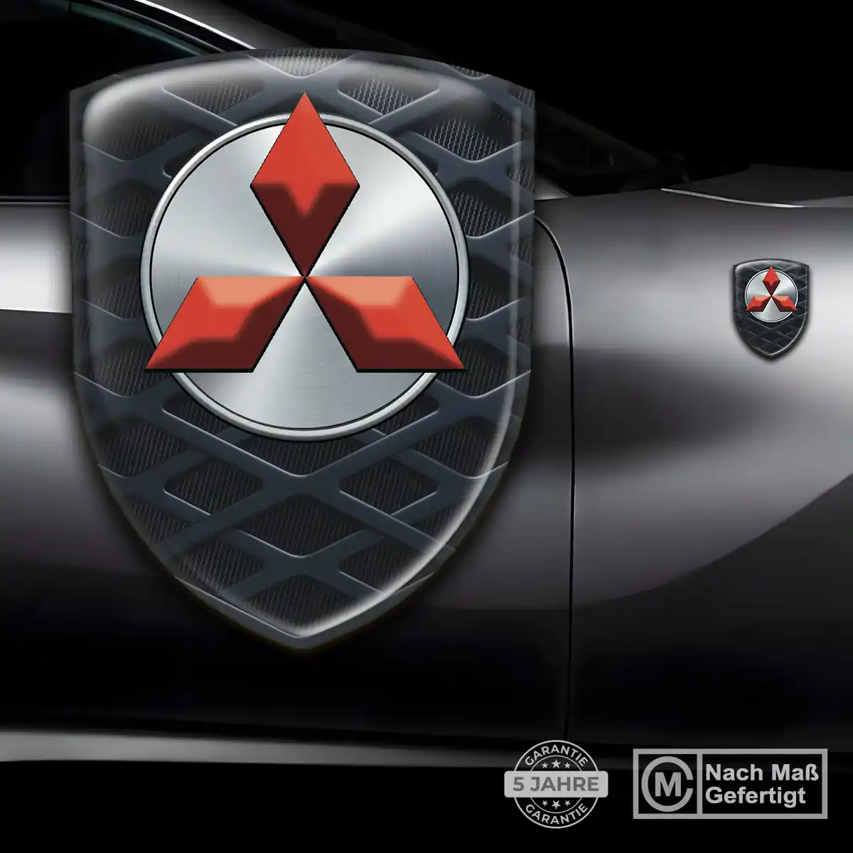 Mitsubishi Silikon Aufkleber Interieurdesign