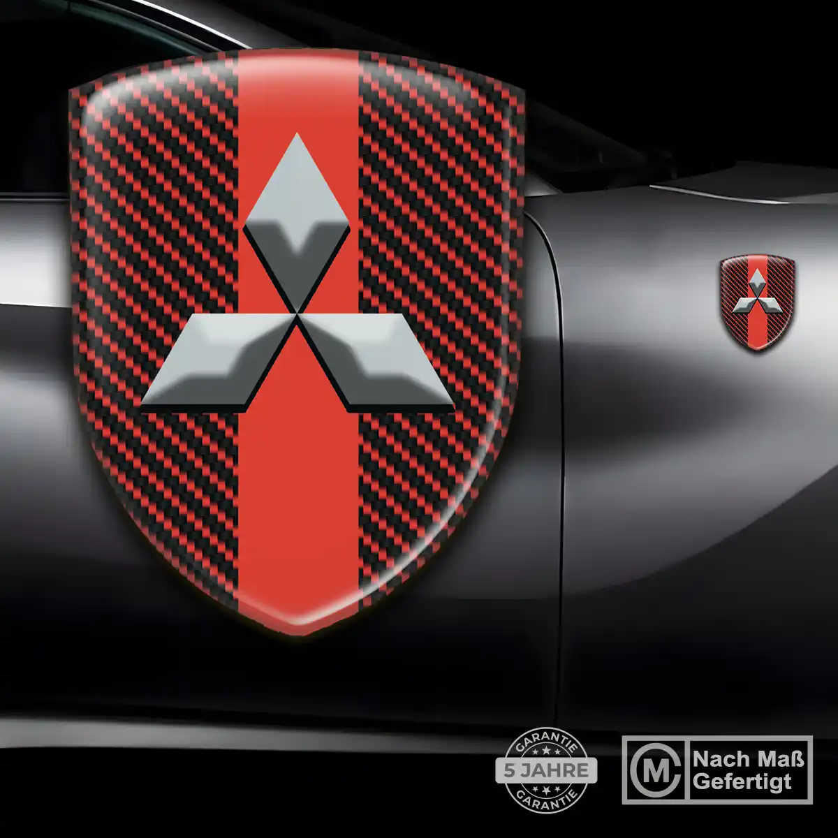 Mitsubishi Silikon Aufkleber Premiumqualität