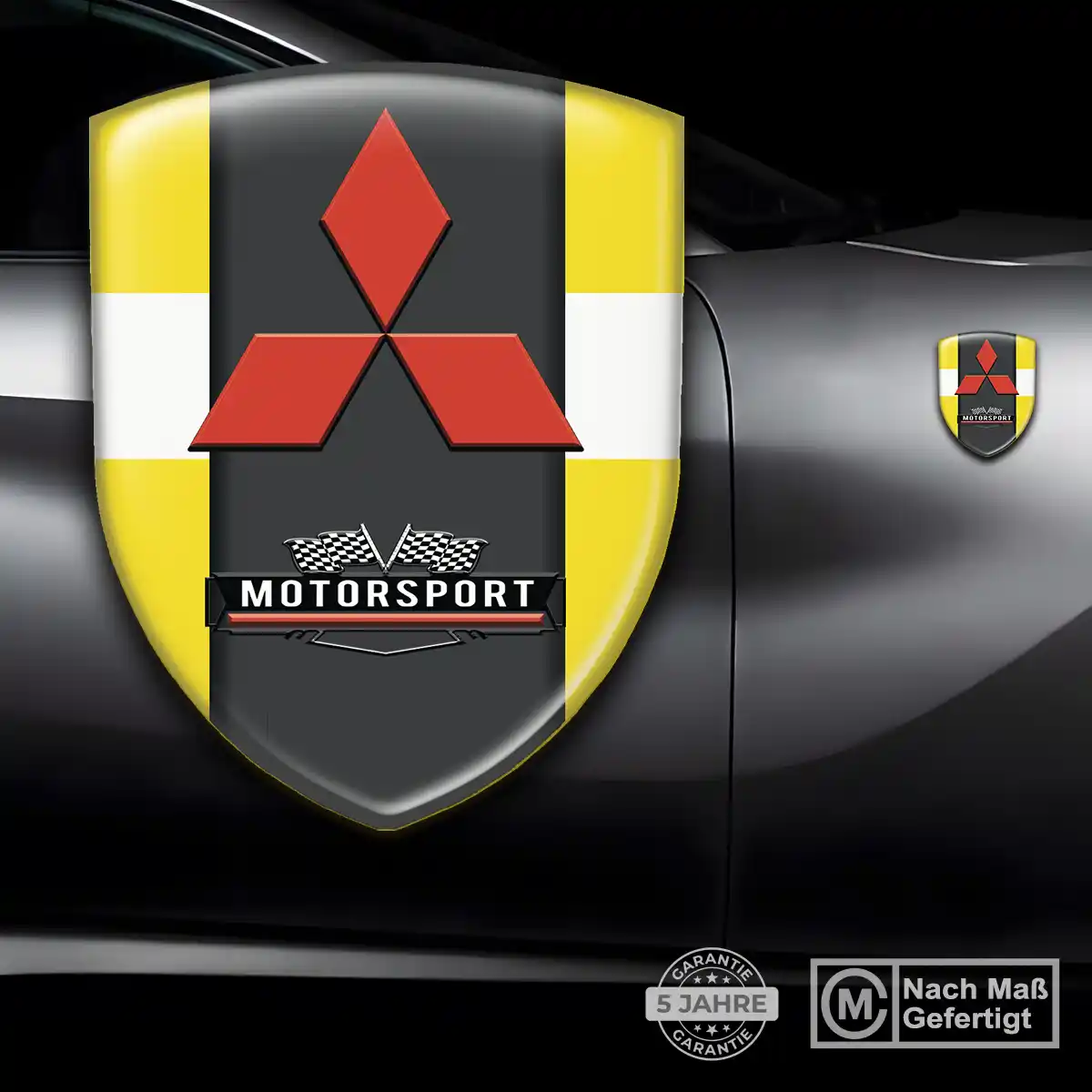 Mitsubishi Silikon Aufkleber Stilvolles Design