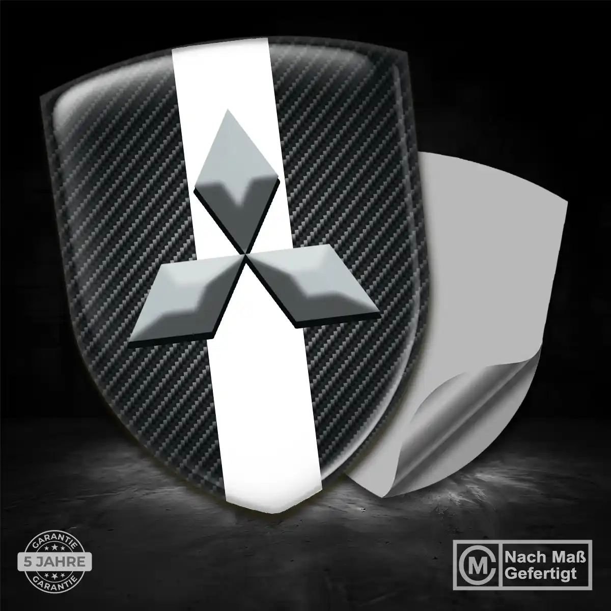 Mitsubishi Wappen Aufkleber Auto Exterieurdesign