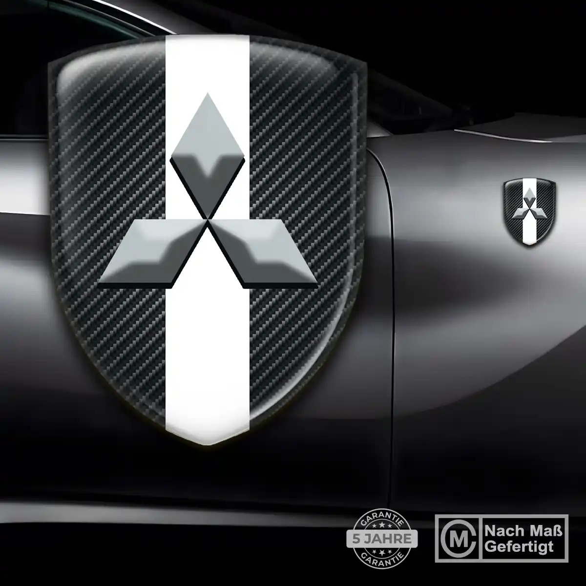 Mitsubishi Wappen Aufkleber Auto Exterieurdesign