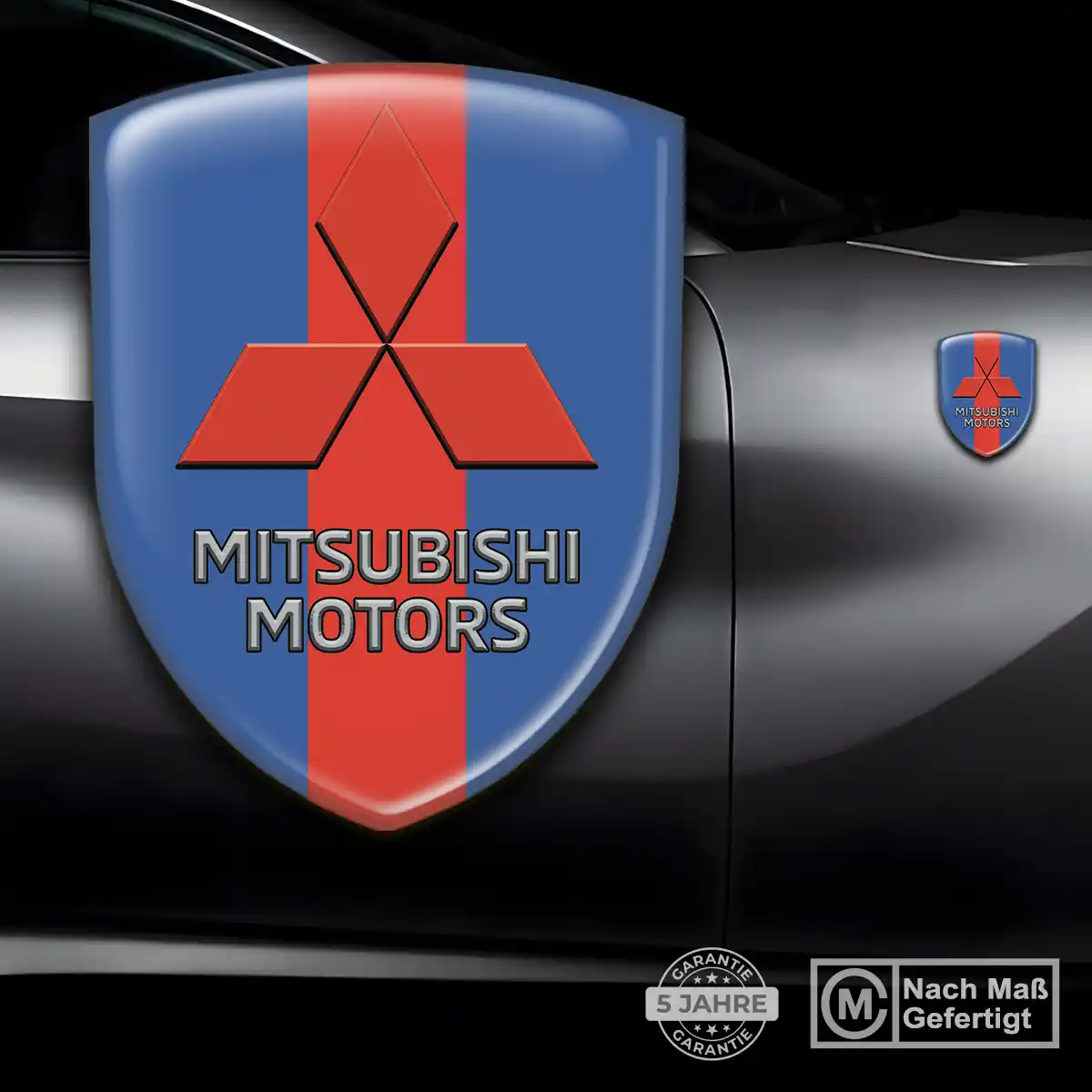 Mitsubishi Wappen Aufkleber Auto Limitierte Auflage