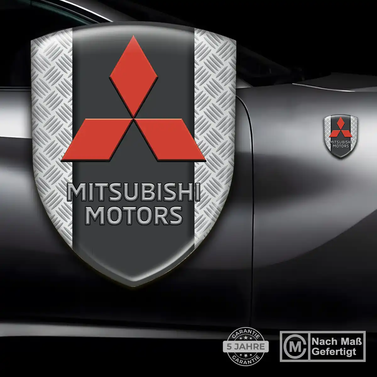 Mitsubishi Wappen Aufkleber Auto Luxus-Edition