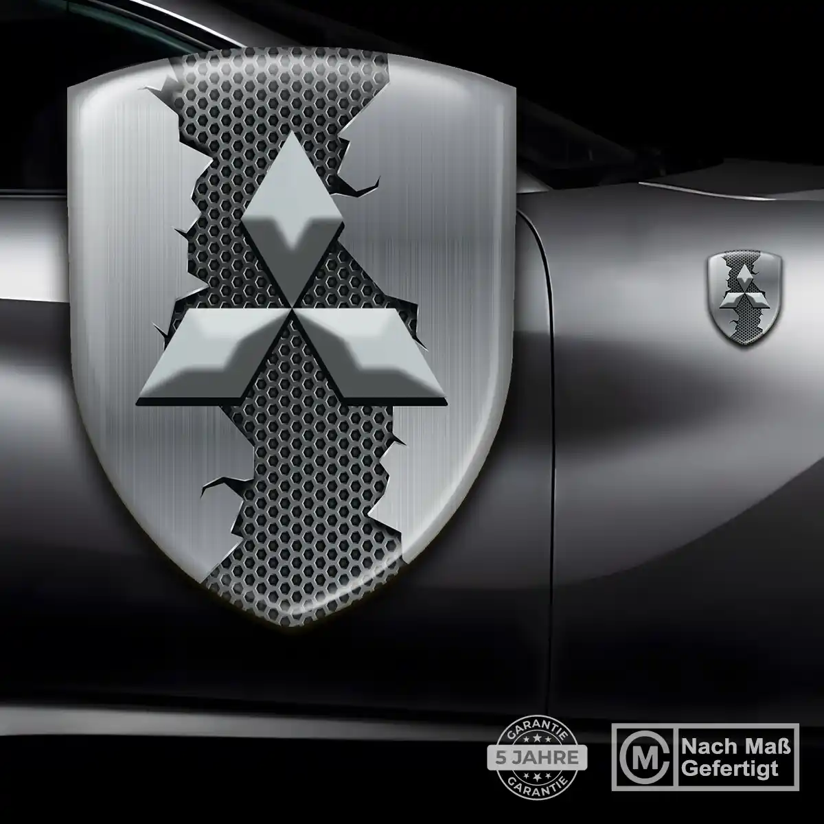 Mitsubishi Wappen Aufkleber Auto Premiumqualität