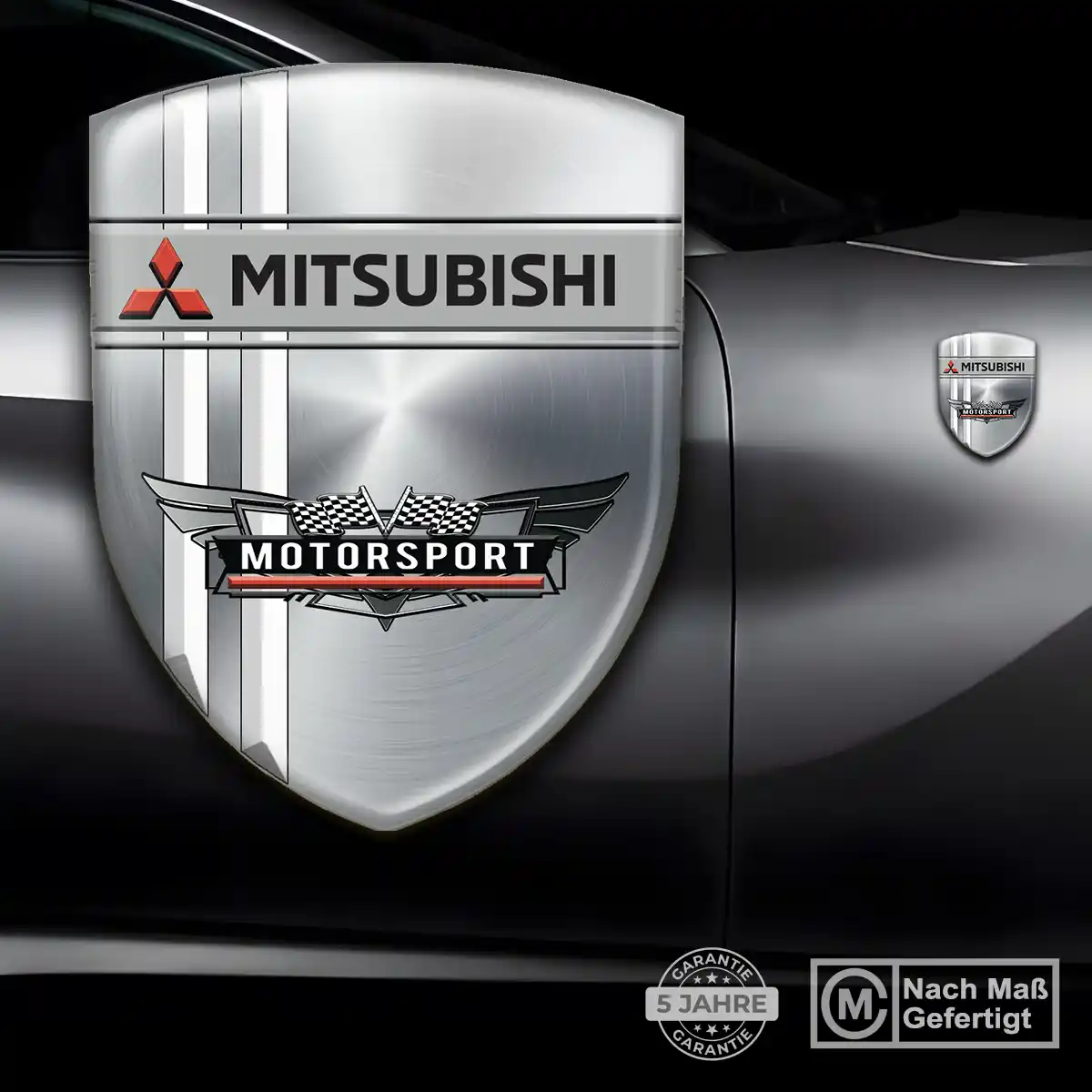 Mitsubishi Wappen Aufkleber Auto Stilvolles Design