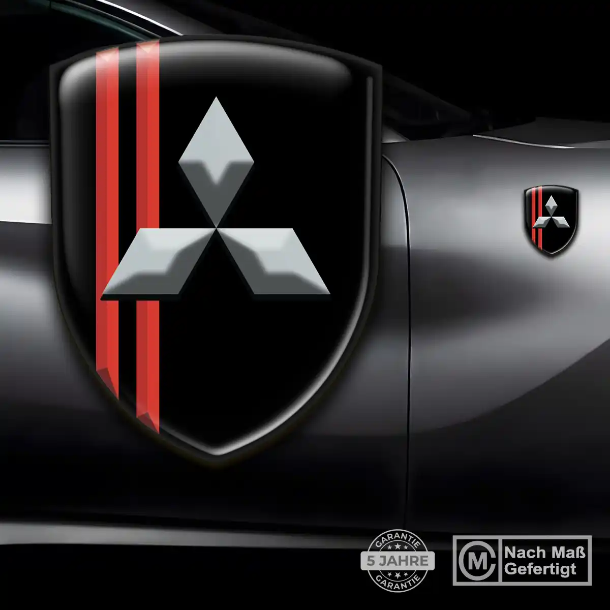 Mitsubishi Wappen Aufkleber Emblem Auto Exterieurdesign