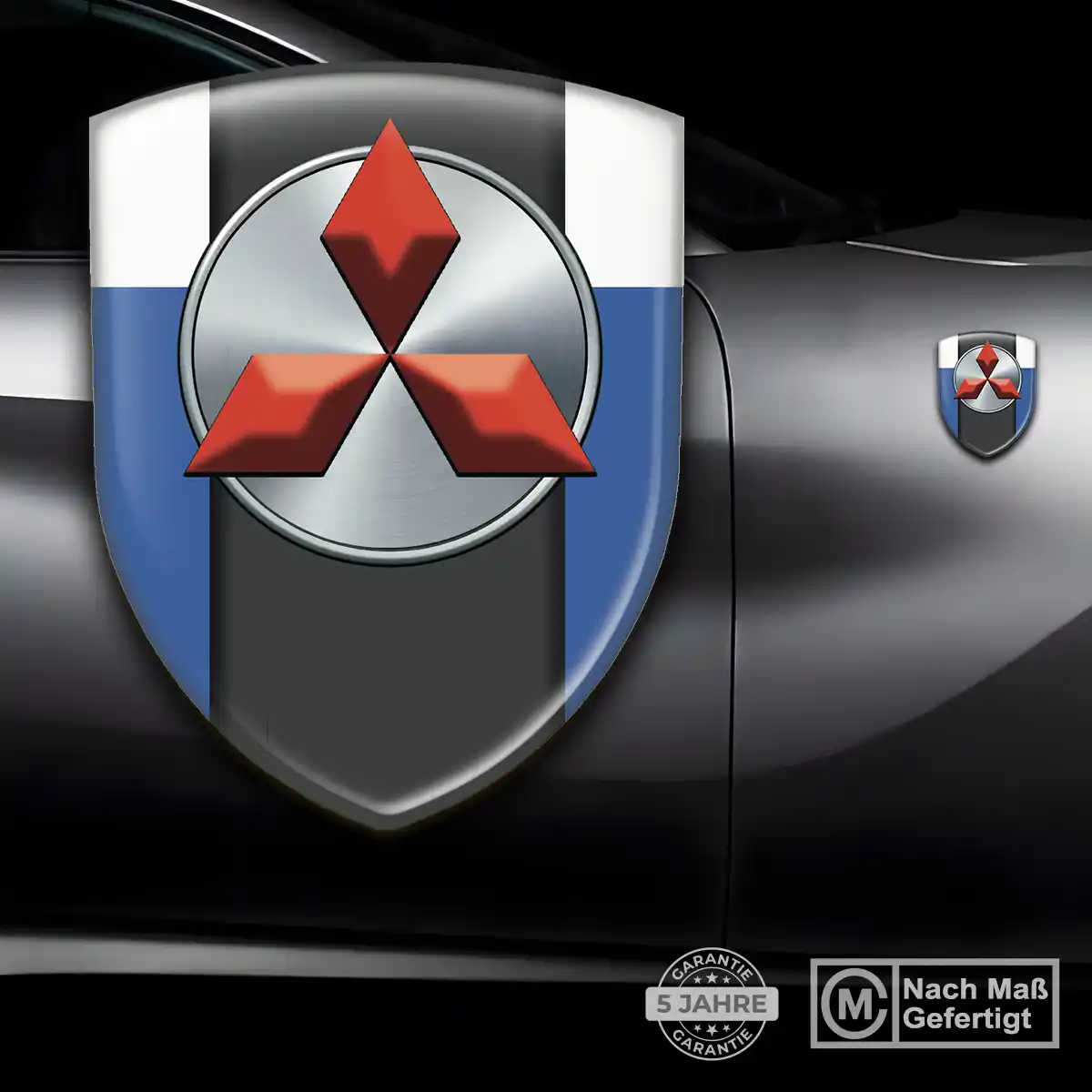 Mitsubishi Wappen Aufkleber Emblem Auto Limitierte Auflage