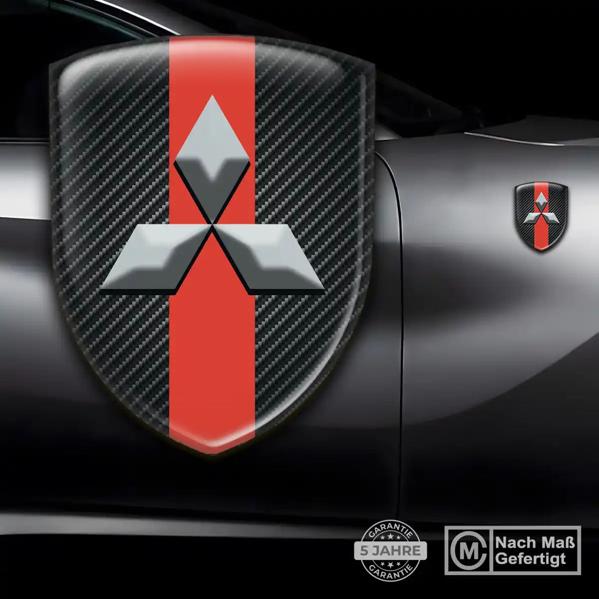 Mitsubishi Wappen Aufkleber Emblem Auto Luxus-Edition