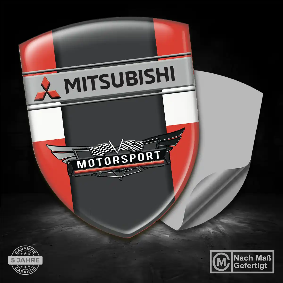 Mitsubishi Wappen Aufkleber Emblem Auto Stilvolles Design