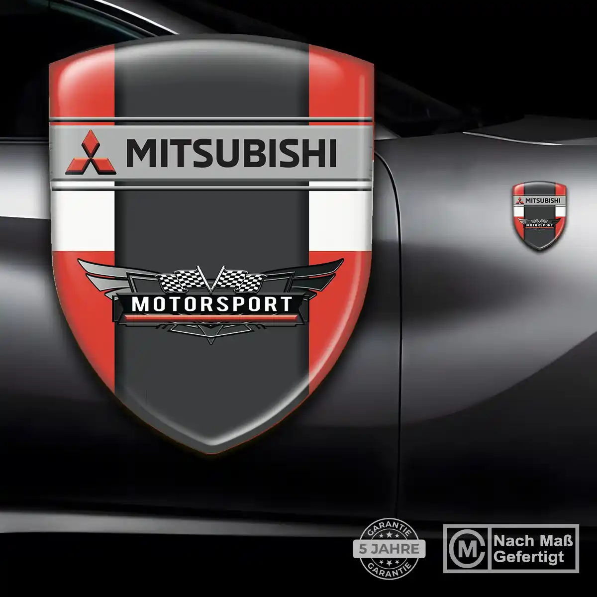Mitsubishi Wappen Aufkleber Emblem Auto Stilvolles Design