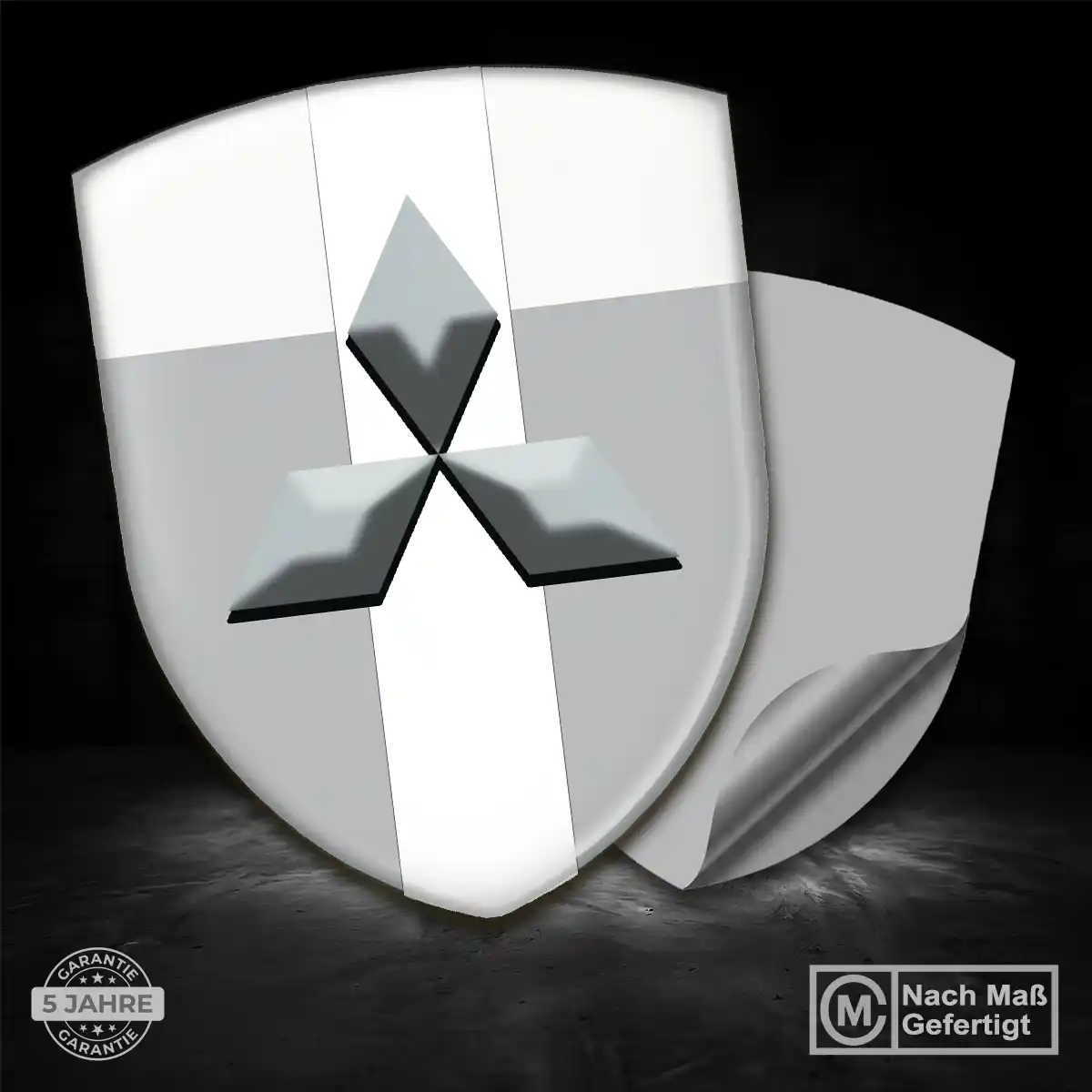 Mitsubishi Wappen Aufkleber Emblem Interieurdesign