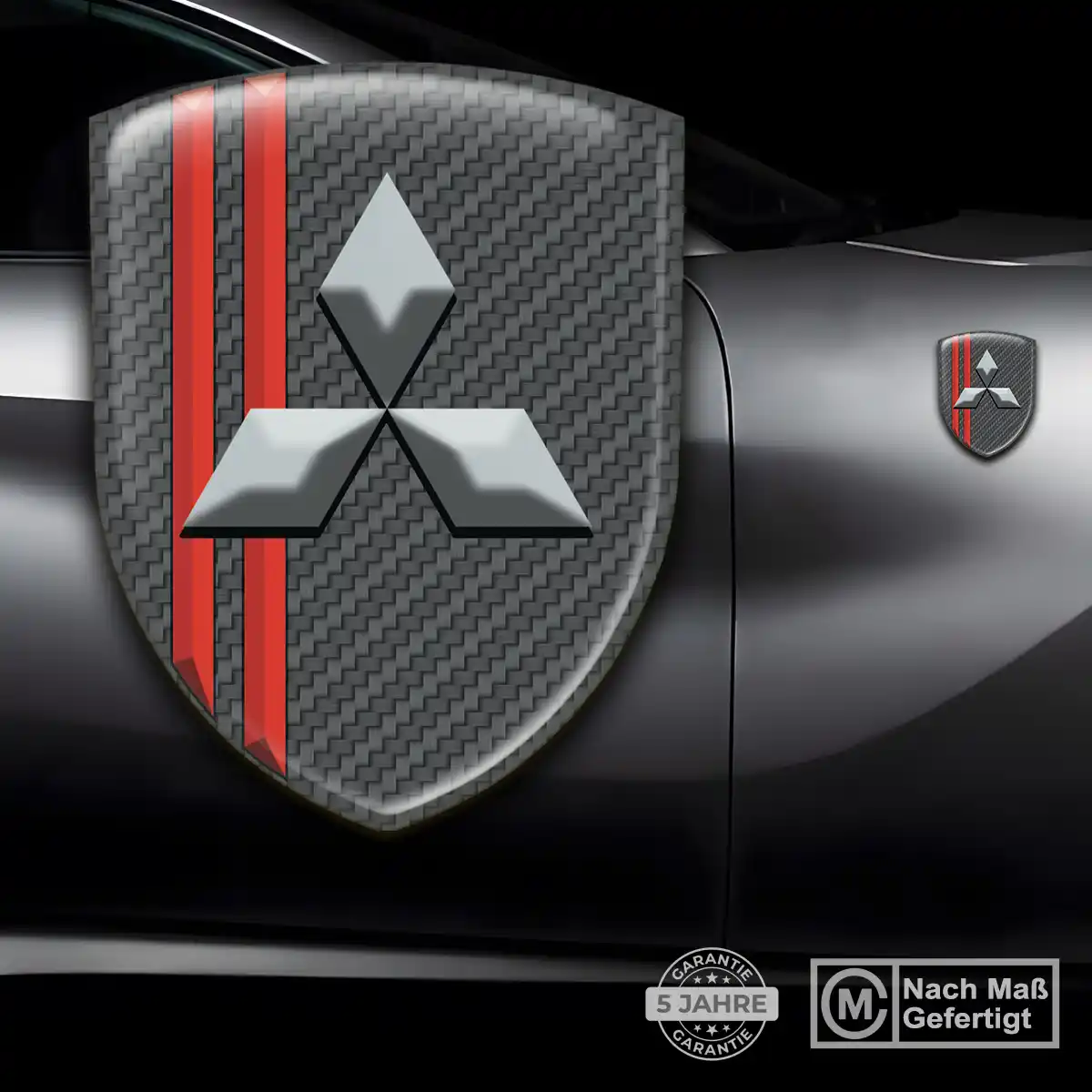 Mitsubishi Wappen Aufkleber Emblem Limitierte Auflage