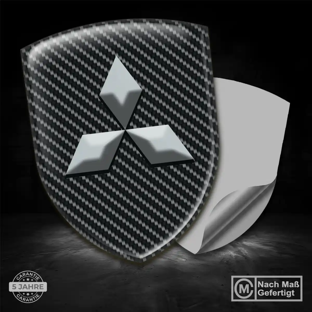 Mitsubishi Wappen Aufkleber Emblem Luxus-Edition