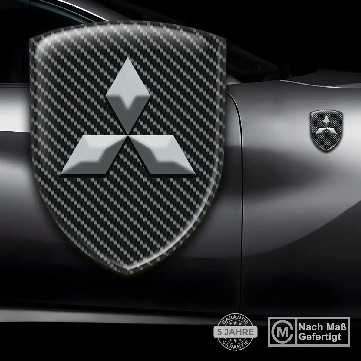 Mitsubishi Wappen Aufkleber Emblem Luxus-Edition