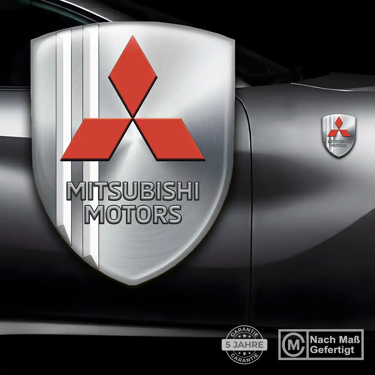 Mitsubishi Wappen Aufkleber Emblem Premiumqualität