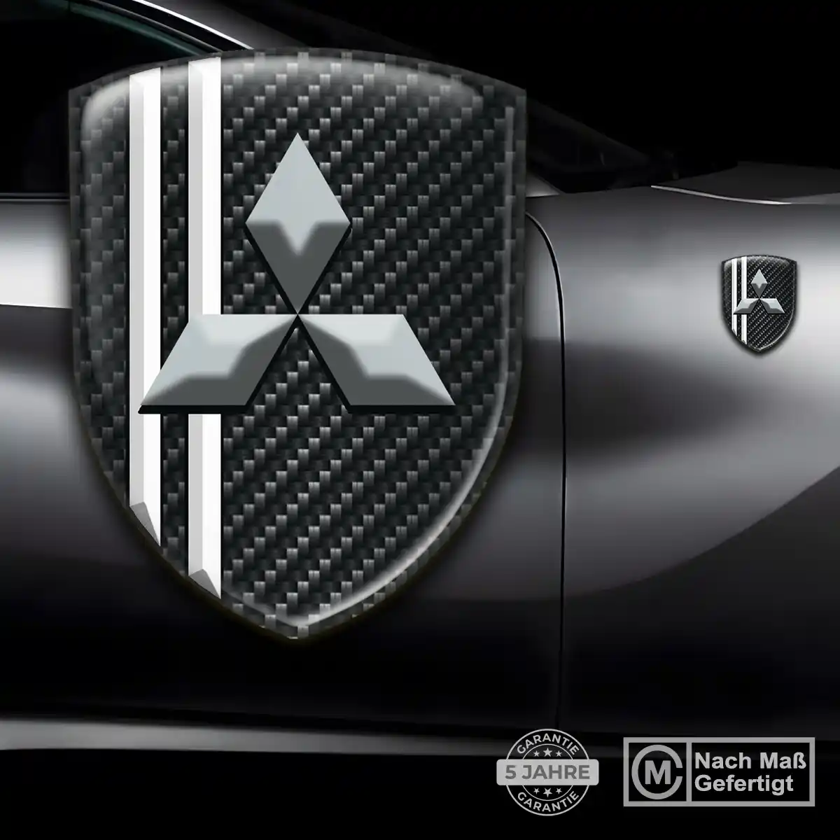 Mitsubishi Wappen Aufkleber Premium-Edition