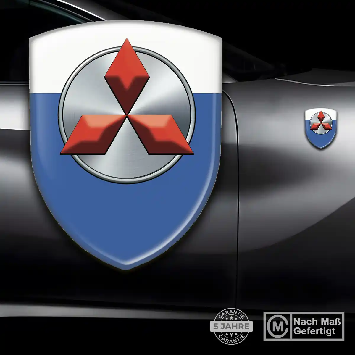 Mitsubishi Wappen Aufkleber Stilvolles Design