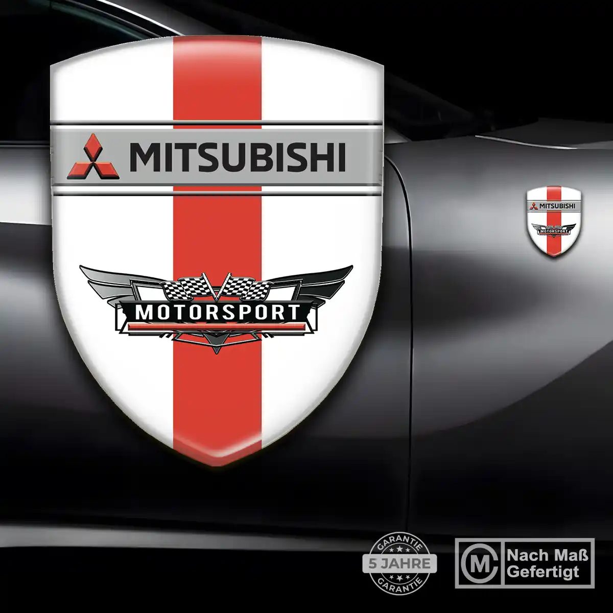 Mitsubishi Wappen Emblem Aufkleber Auto Exterieurdesign