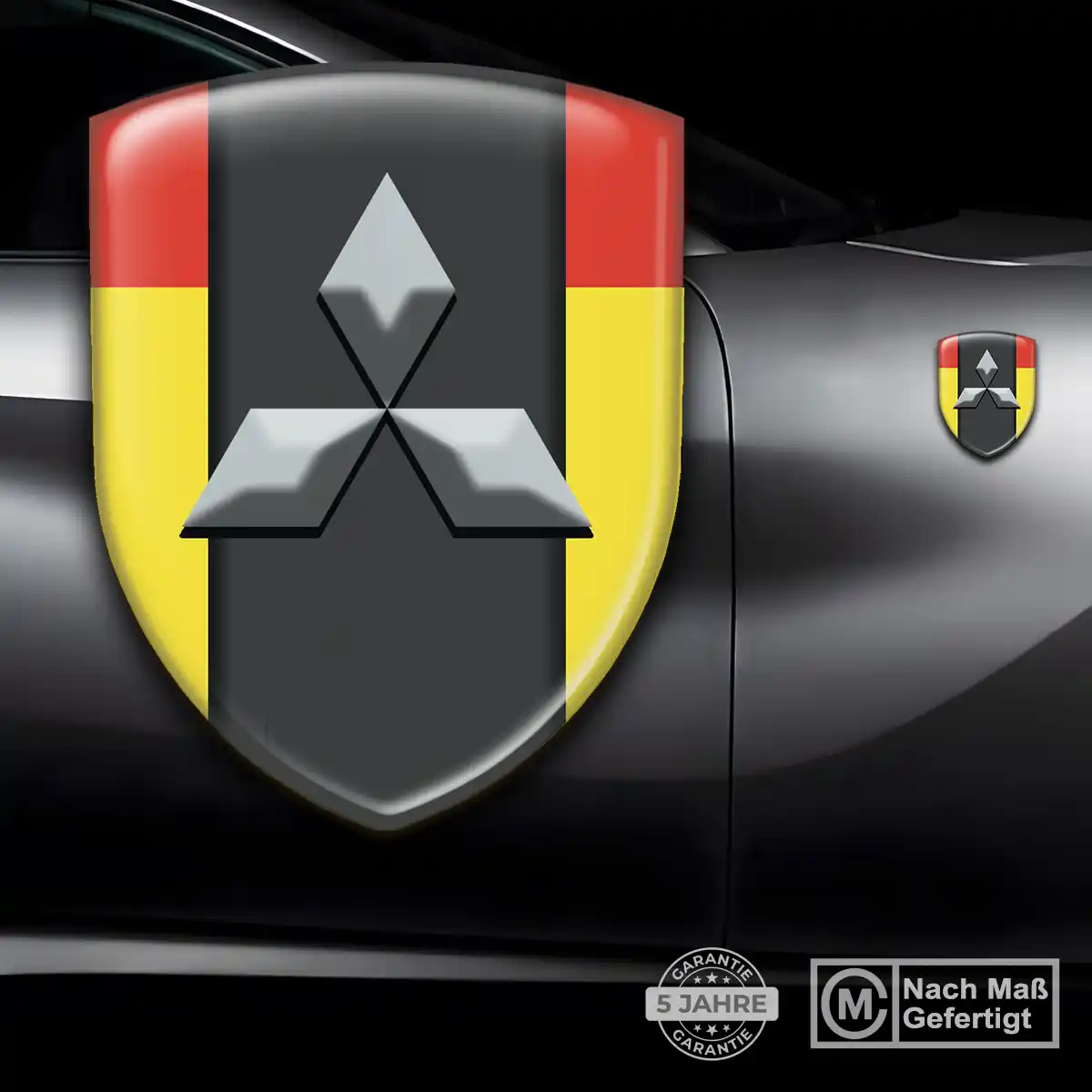 Mitsubishi Wappen Emblem Aufkleber Auto Hohe Qualität