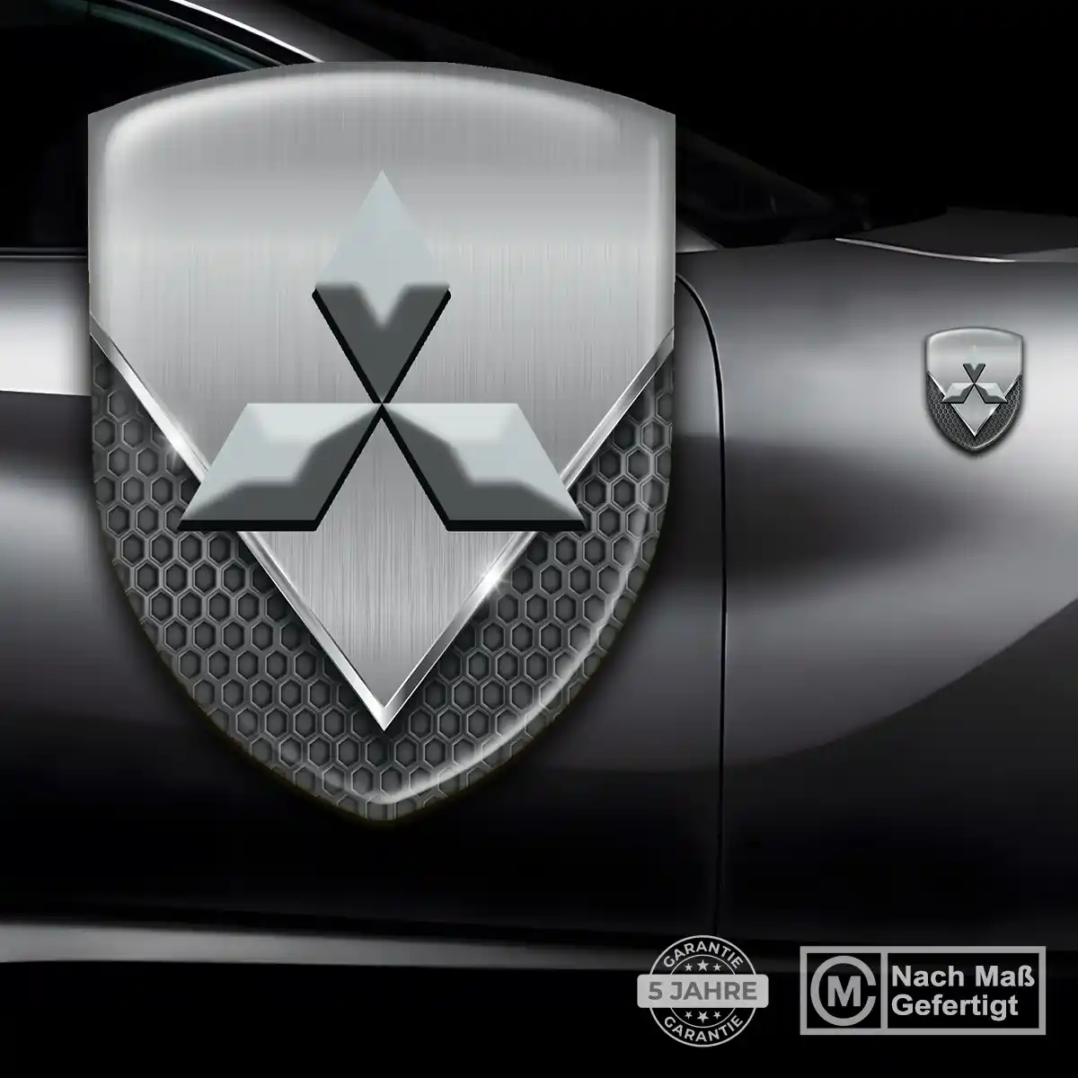 Mitsubishi Wappen Emblem Aufkleber Auto Interieurdesign