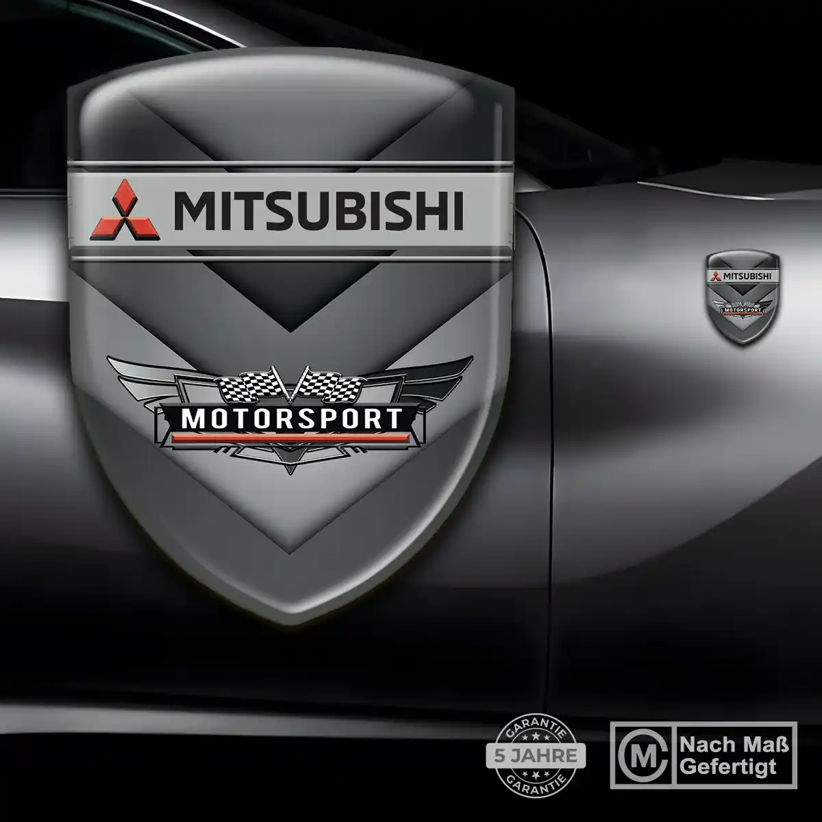 Mitsubishi Wappen Emblem Aufkleber Auto Limitierte Auflage