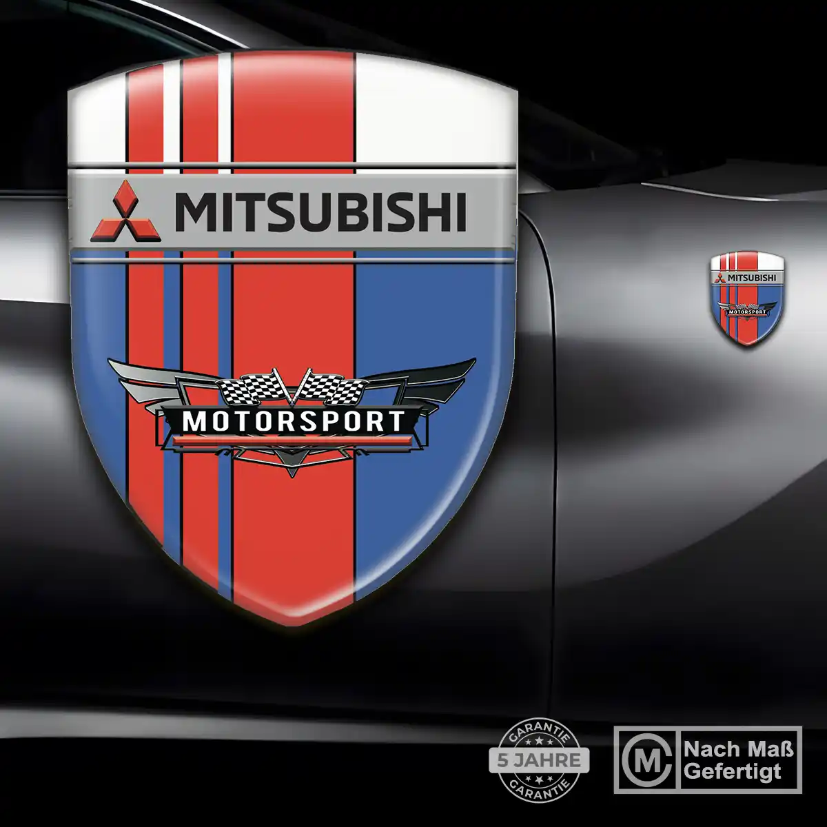 Mitsubishi Wappen Emblem Aufkleber Auto Luxus-Edition