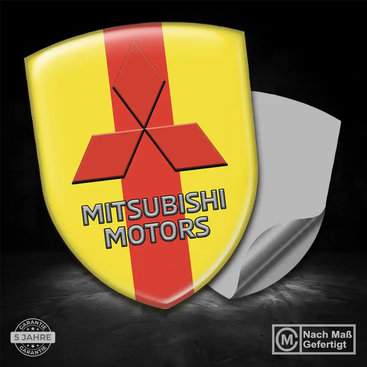 Mitsubishi Wappen Emblem Aufkleber Auto Premiumqualität