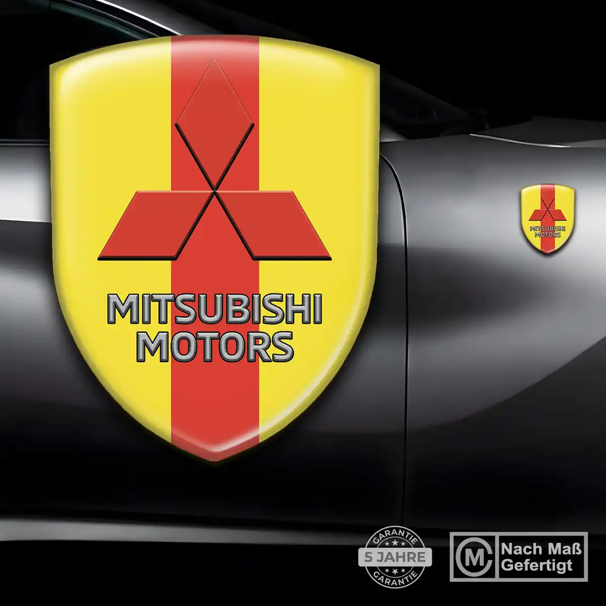 Mitsubishi Wappen Emblem Aufkleber Auto Premiumqualität