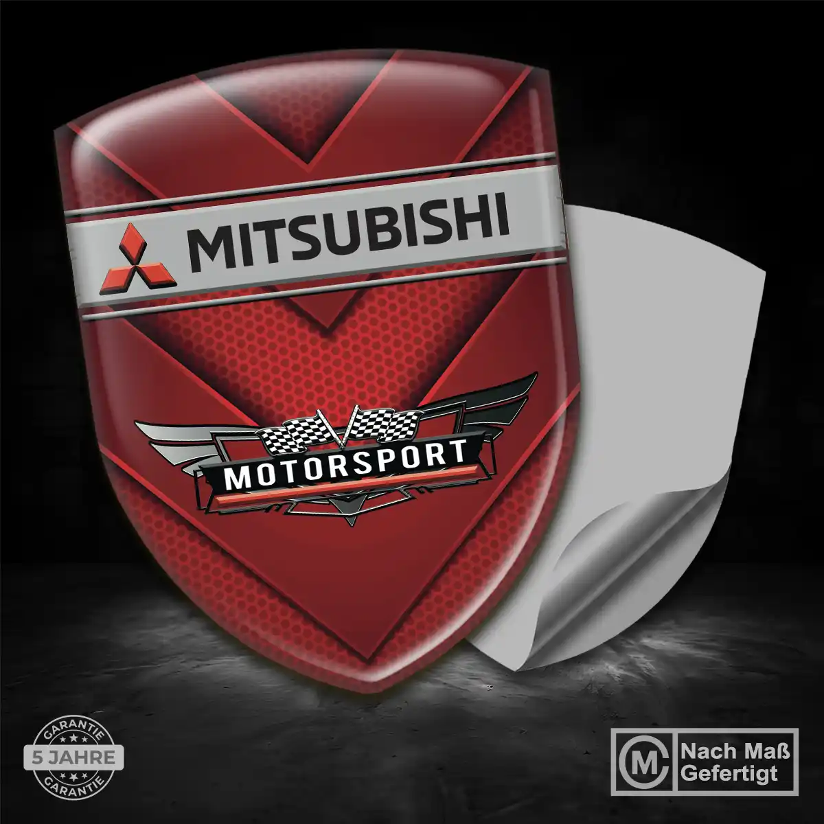 Mitsubishi Wappen Emblem Aufkleber Hohe Qualität