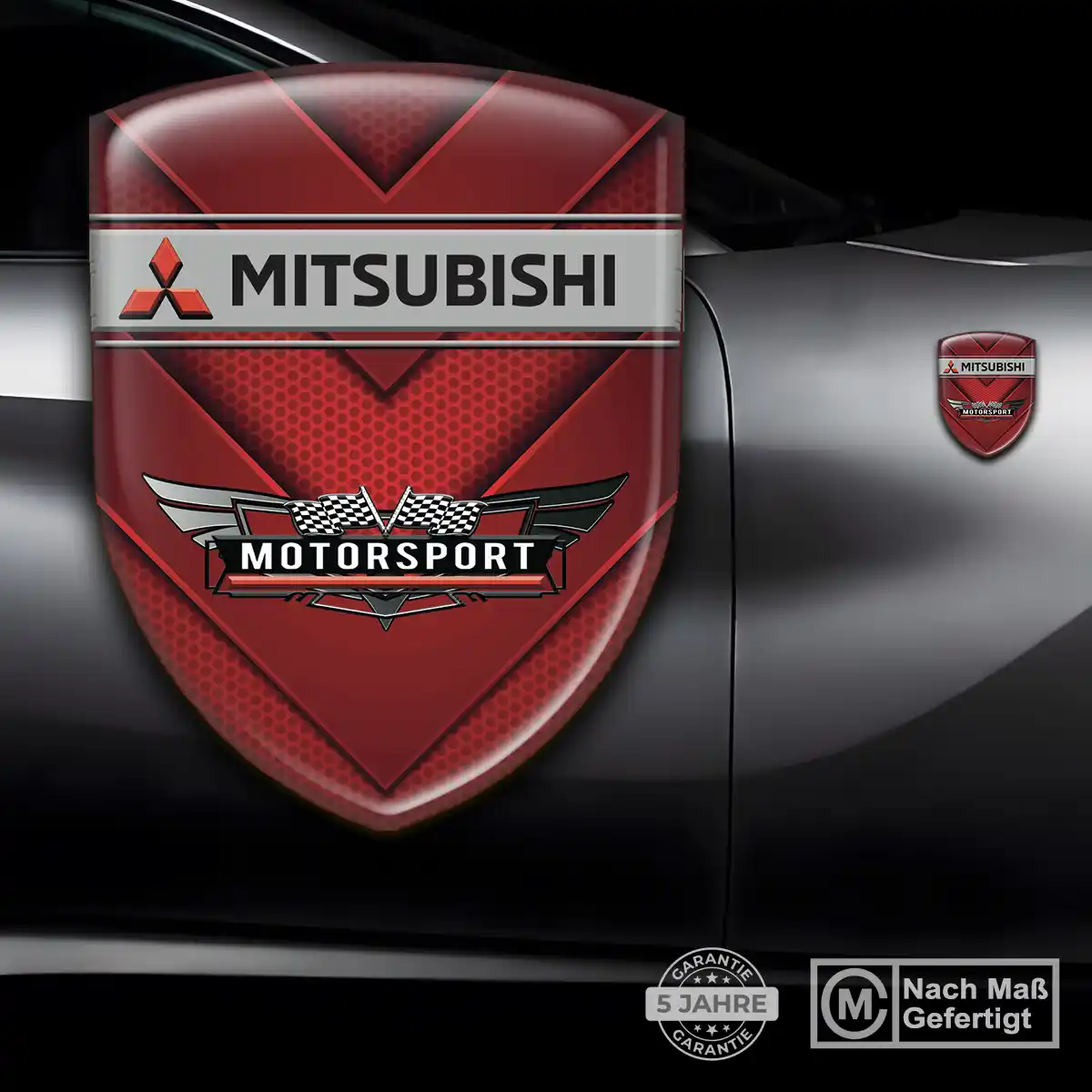Mitsubishi Wappen Emblem Aufkleber Hohe Qualität
