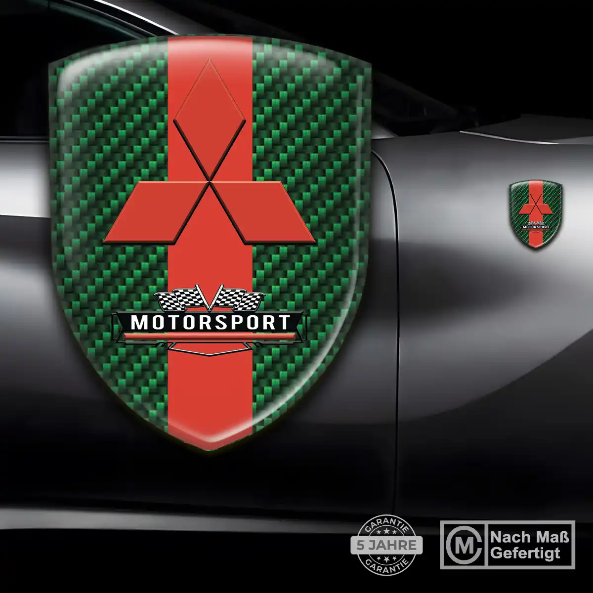 Mitsubishi Wappen Emblem Aufkleber Limitierte Auflage
