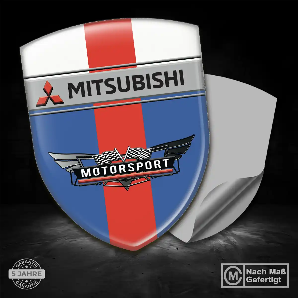 Mitsubishi Wappen Emblem Aufkleber Luxus-Edition
