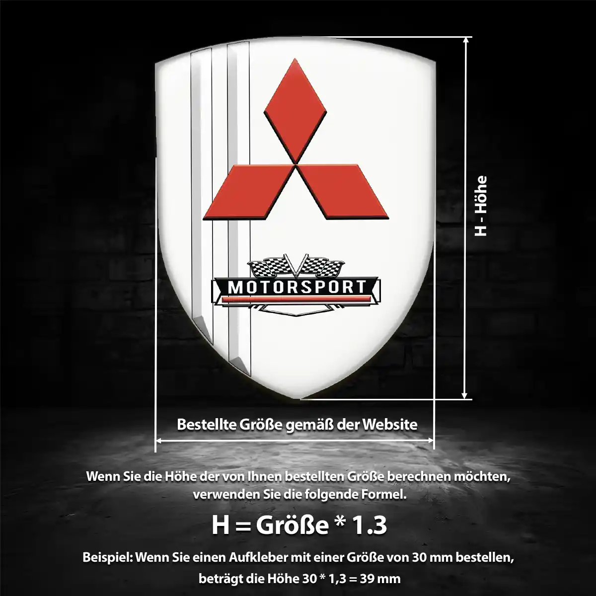 Mitsubishi Wappen Emblem Auto Exterieurdesign
