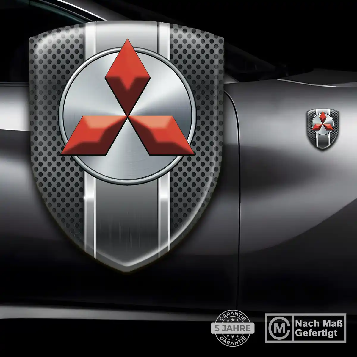 Mitsubishi Wappen Emblem Auto Hochwertiges Harz