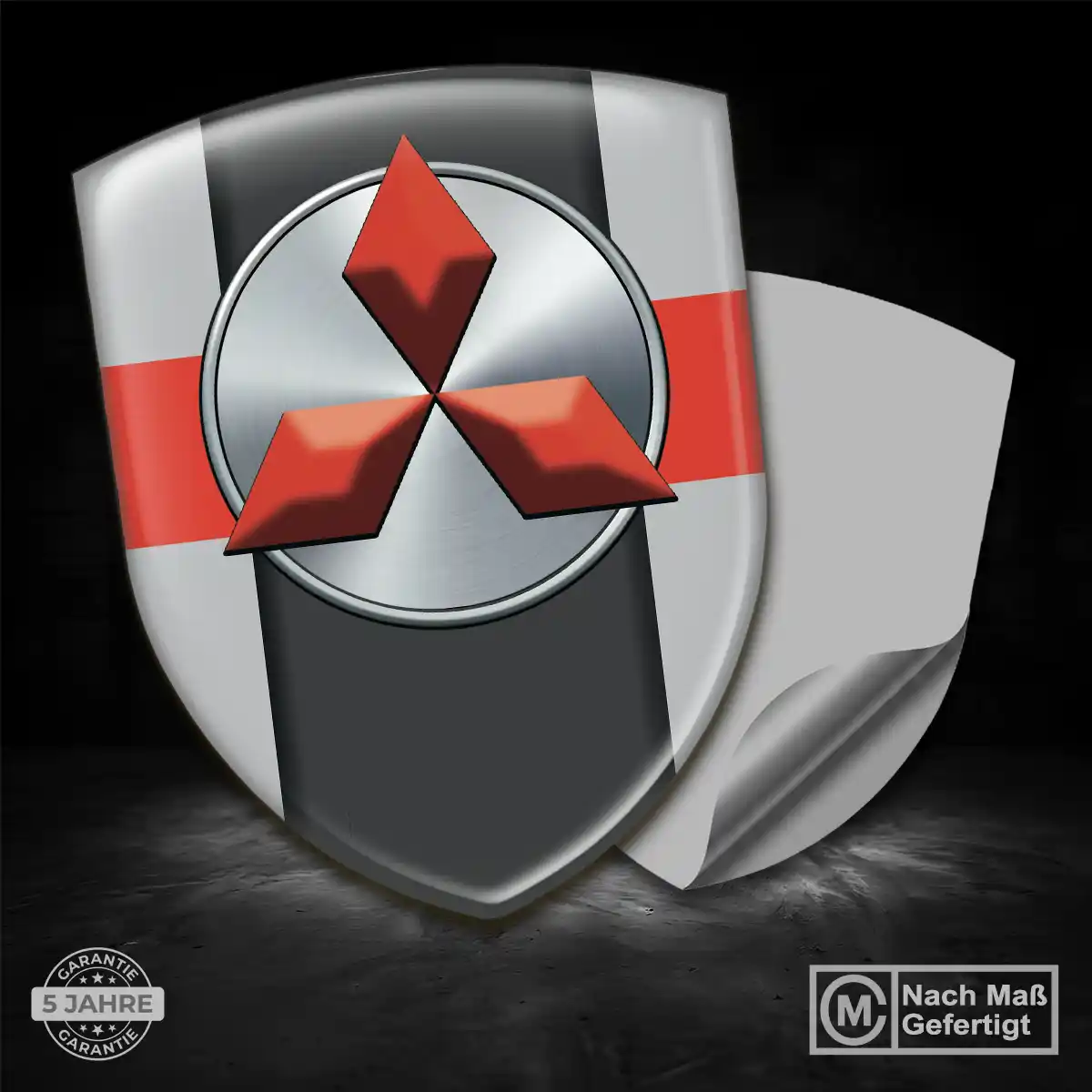 Mitsubishi Wappen Emblem Auto Interieurdesign