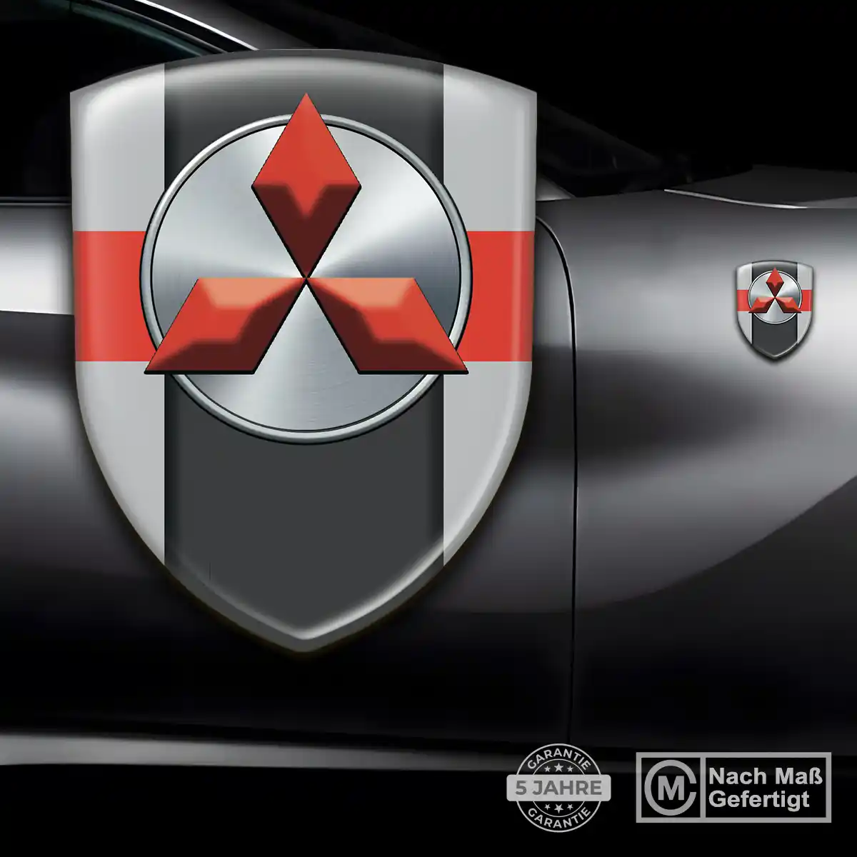 Mitsubishi Wappen Emblem Auto Interieurdesign