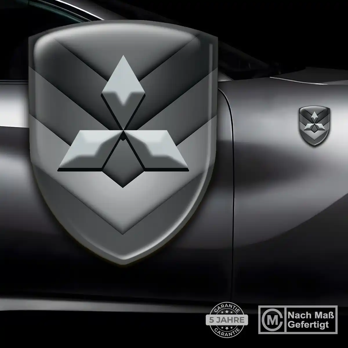 Mitsubishi Wappen Emblem Auto Premium-Edition