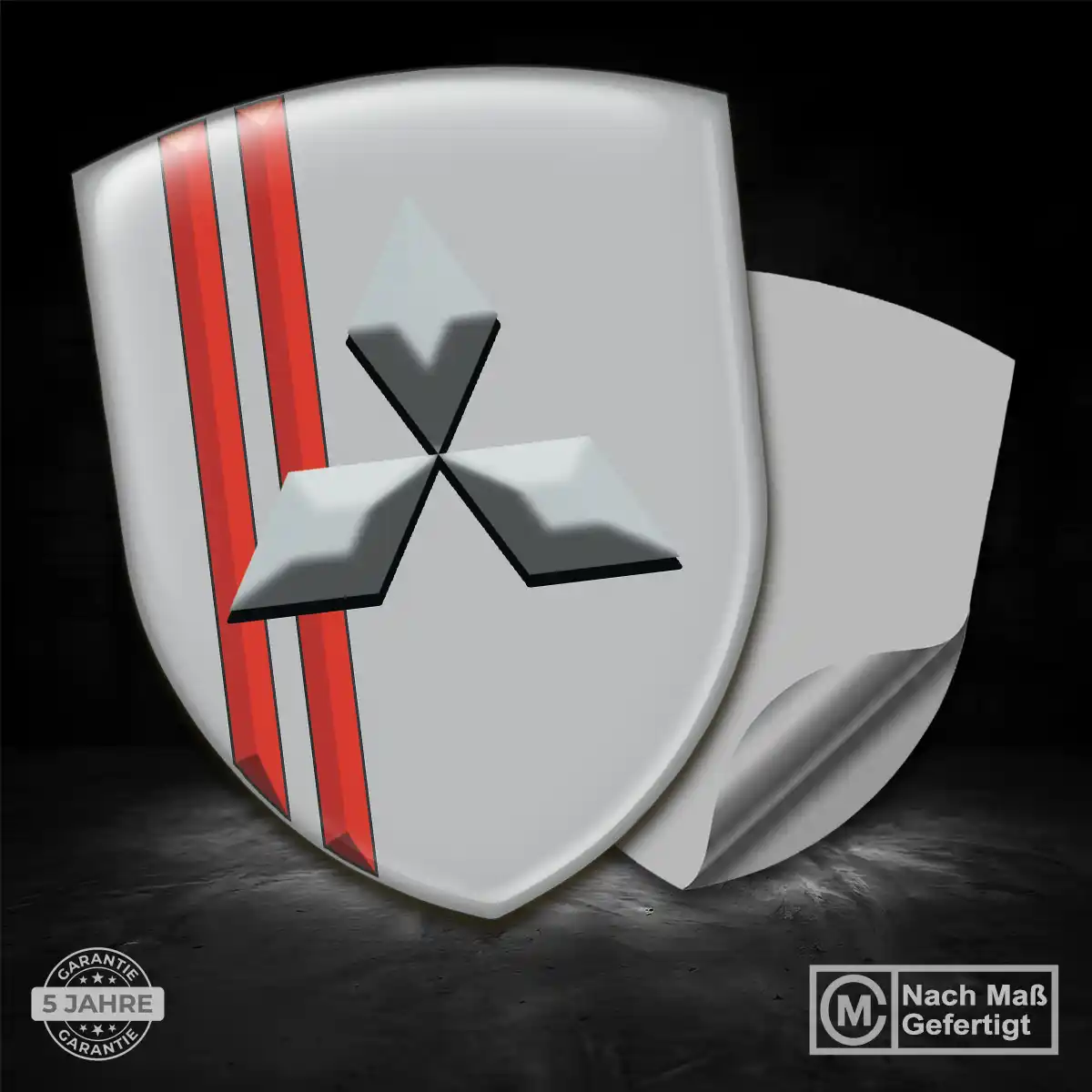 Mitsubishi Wappen Emblem Auto Premiumqualität
