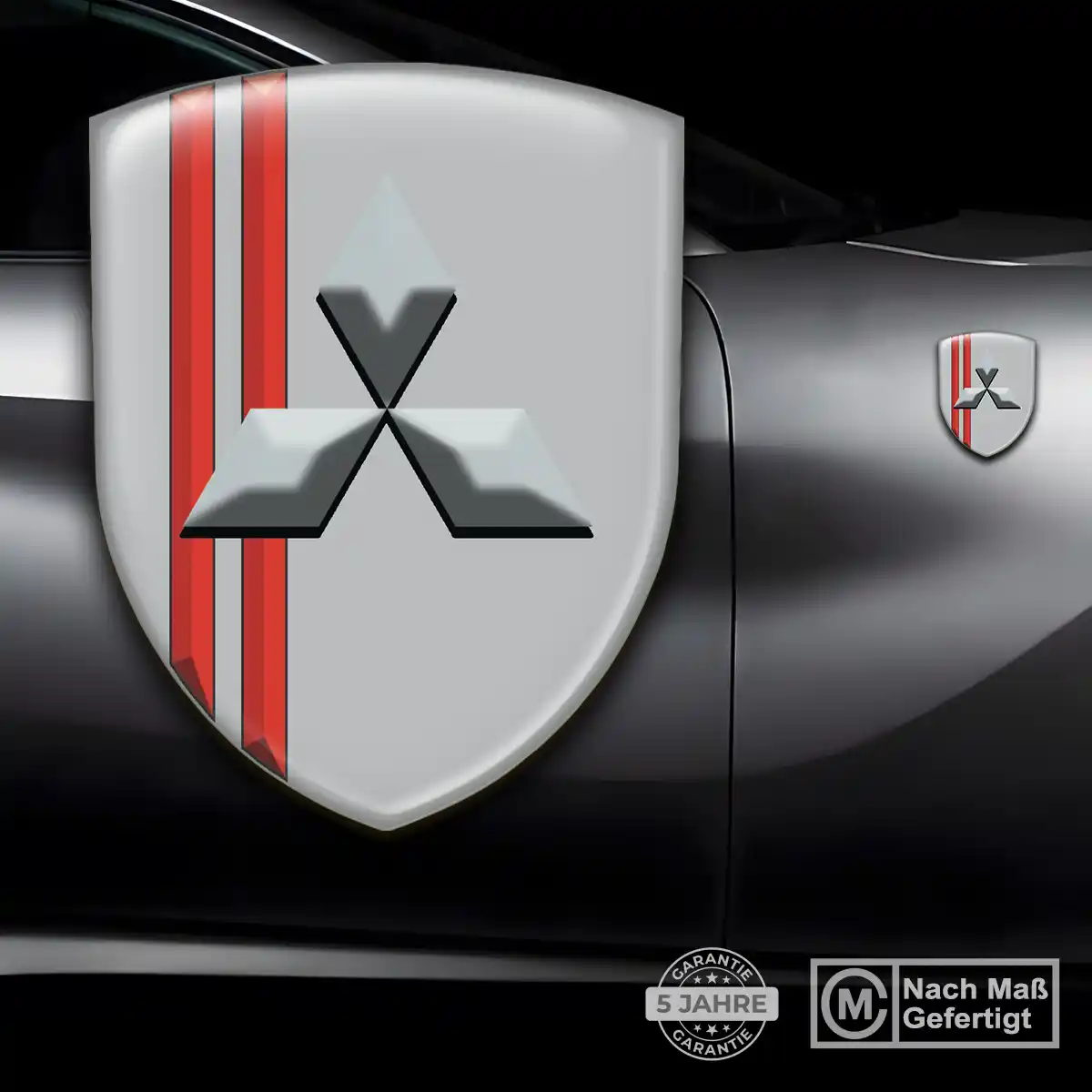 Mitsubishi Wappen Emblem Auto Premiumqualität