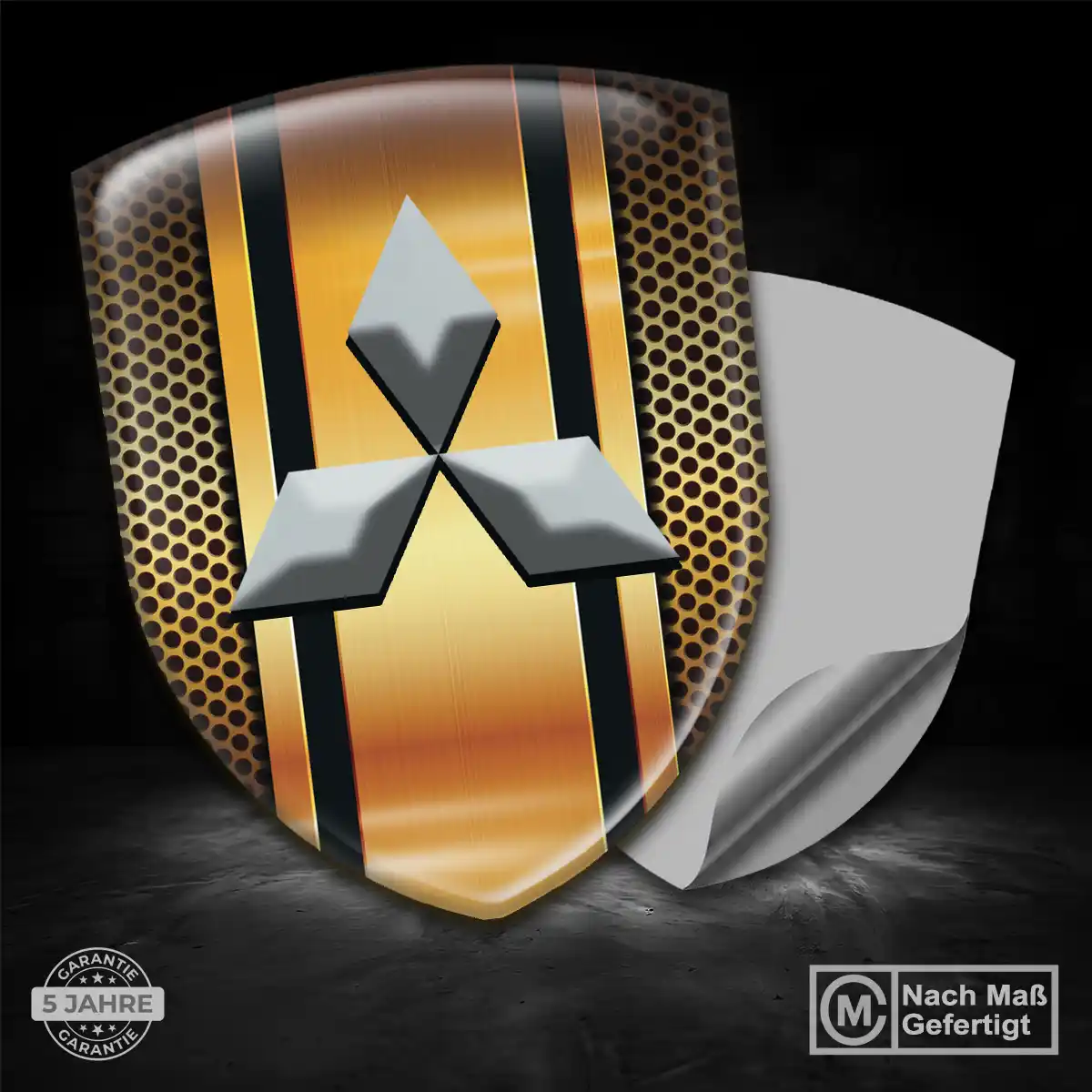 Mitsubishi Wappen Emblem Hochwertiges Harz