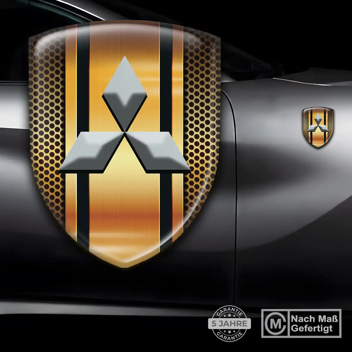 Mitsubishi Wappen Emblem Hochwertiges Harz