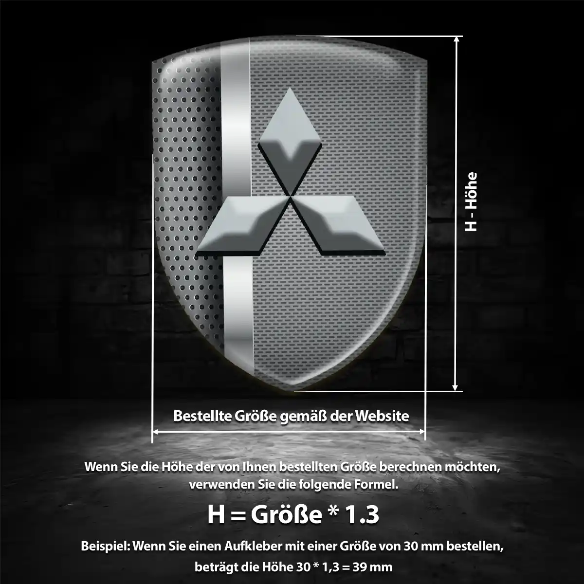 Mitsubishi Wappen Emblem Hohe Qualität